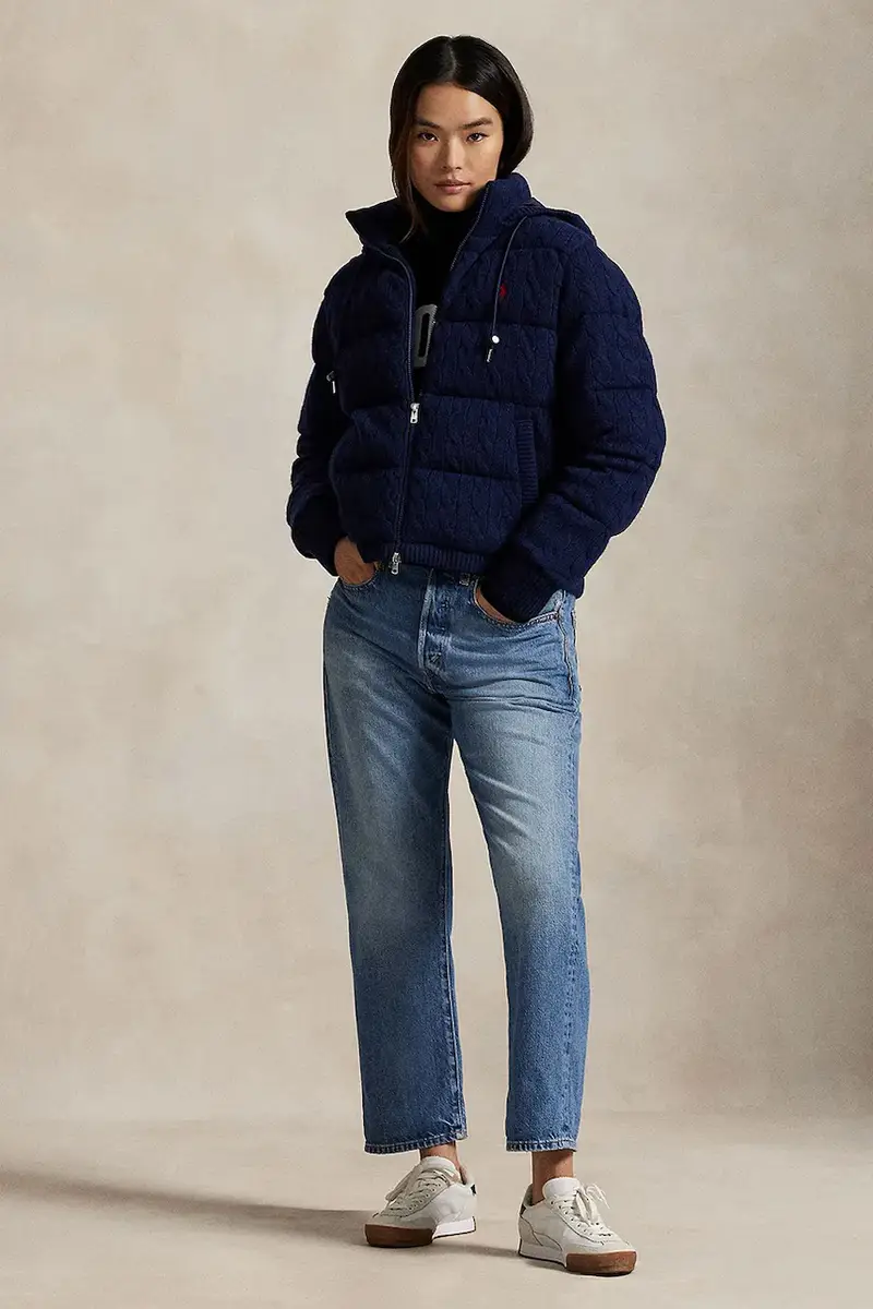 giacca in lana colore blu navy 211A92614 miniatura 3