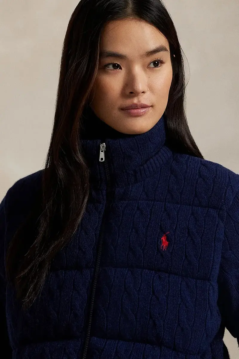 giacca in lana colore blu navy 211A92614 miniatura 5