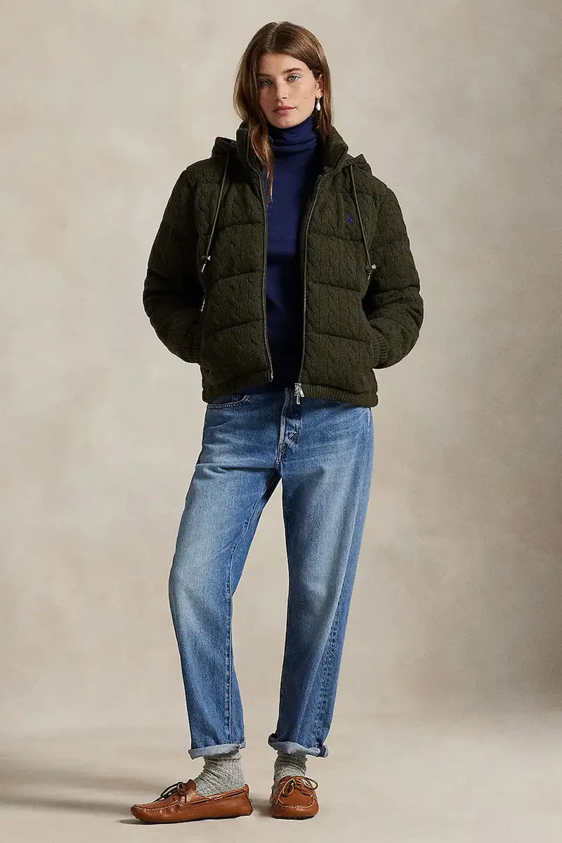 giacca in lana colore verde 211A92614 miniatura 3