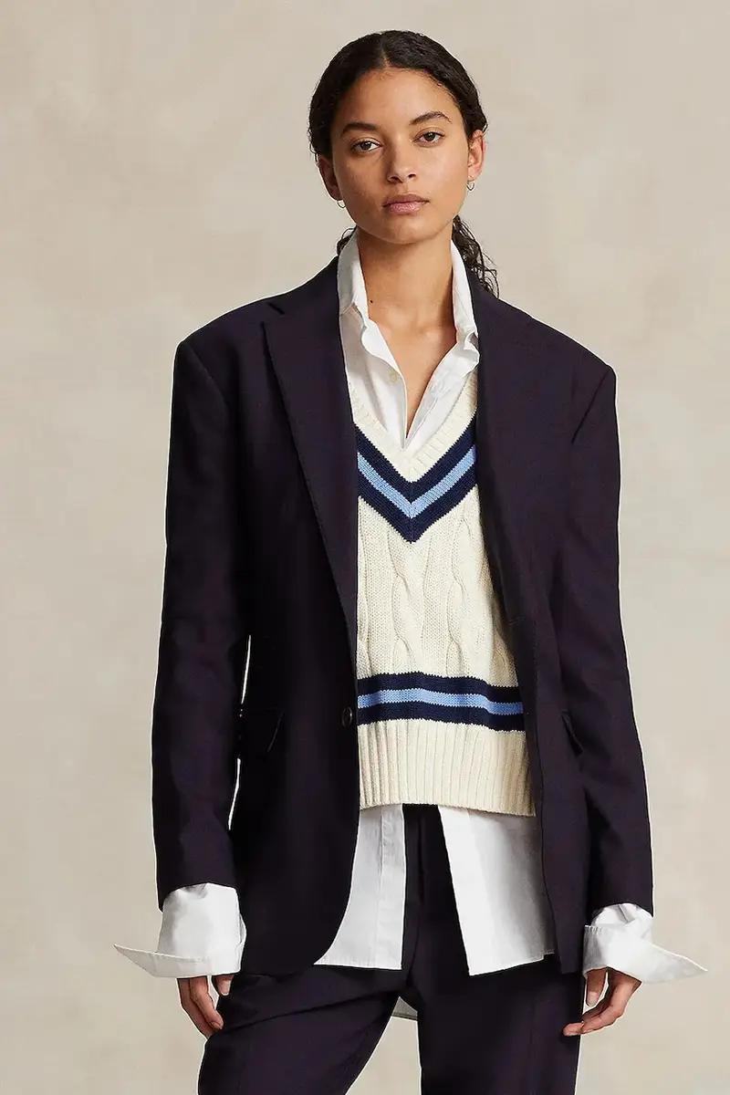 giacca in lana RLXD SB colore blu navy 211891060