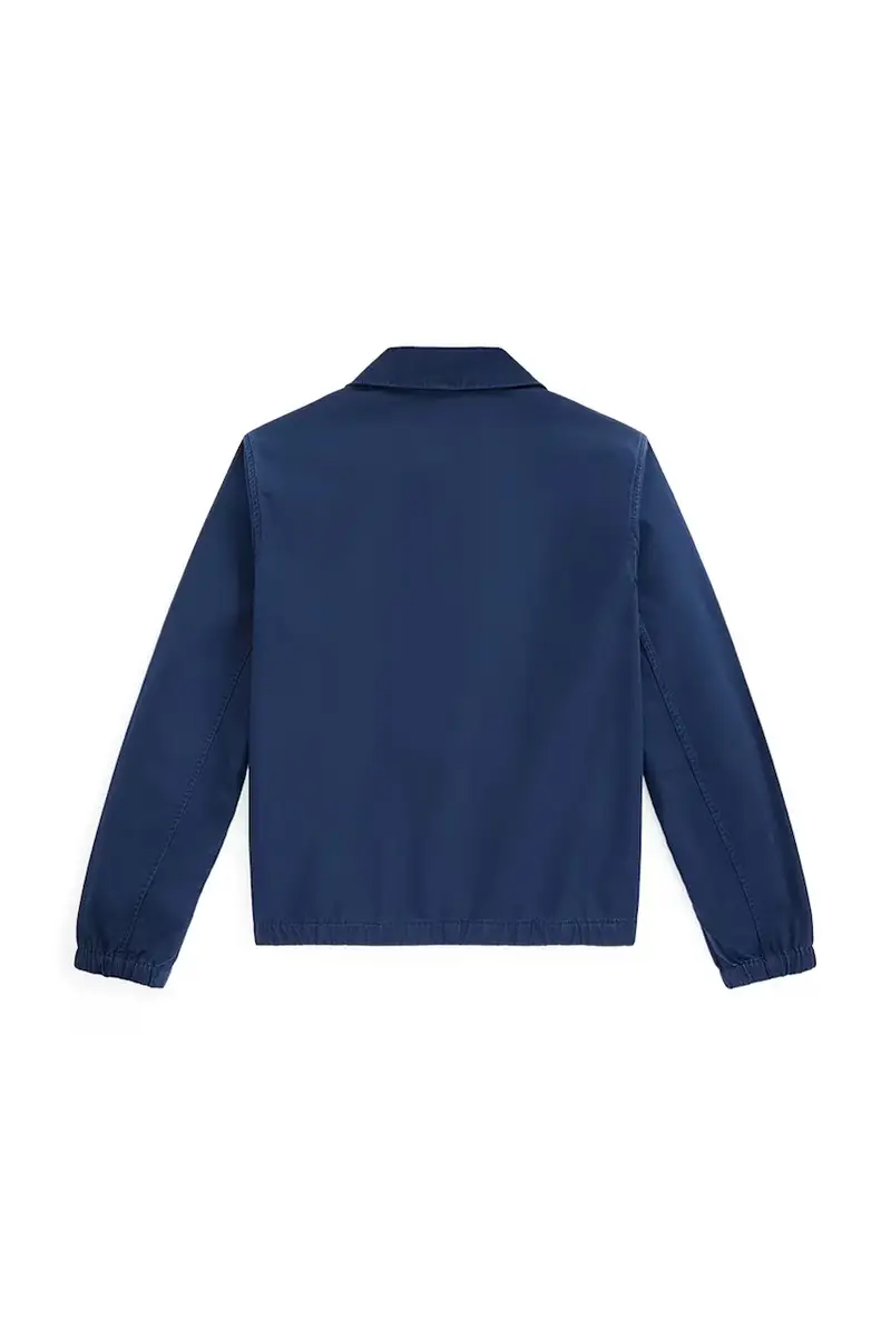 giacca per bambini in cotone colore blu navy 323934661002 miniatura 3