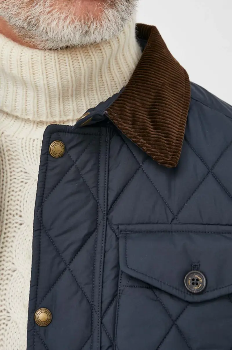 giacca uomo Blu navy miniatura 5