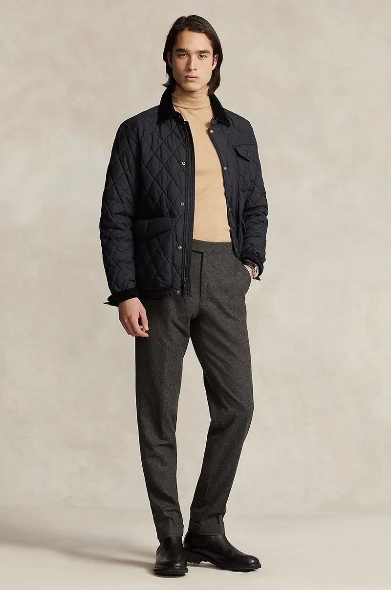 giacca uomo colore blu navy Nero miniatura 3