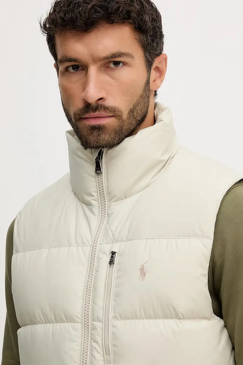 gilè in cotone neonati colore beige 710968283 miniatura 4