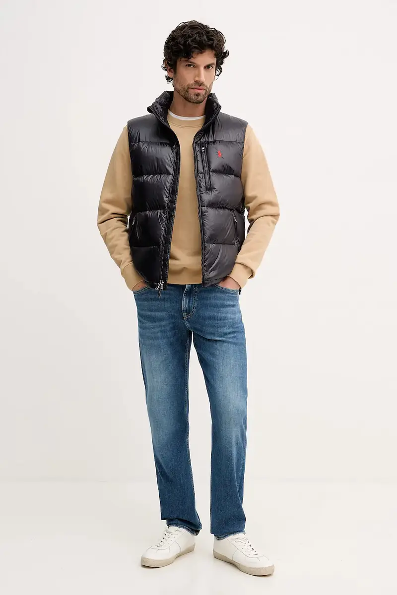 Polo Ralph Lauren Gilet Nero 3982190 miniatura 2