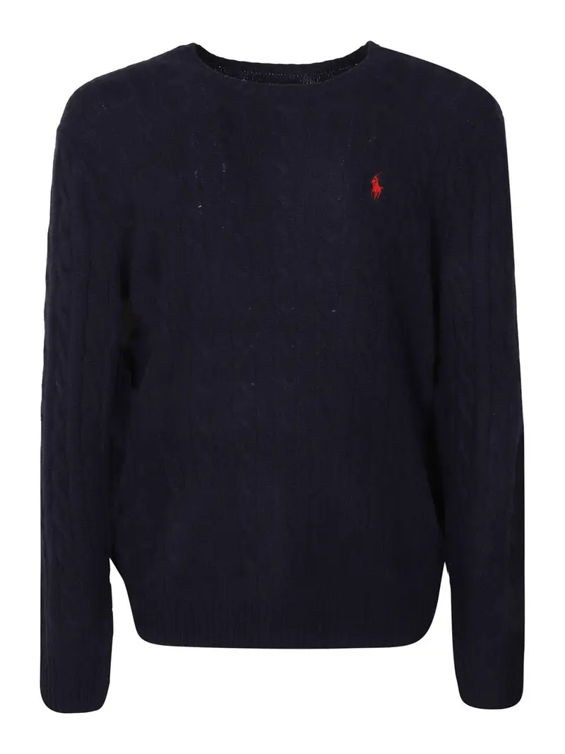 Girocollo in lana Blu scuro