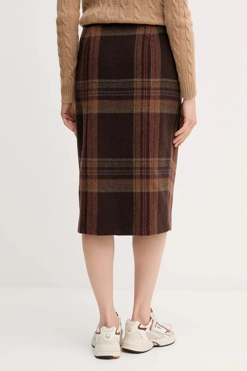 gonna colore marrone 211A92181 miniatura 3