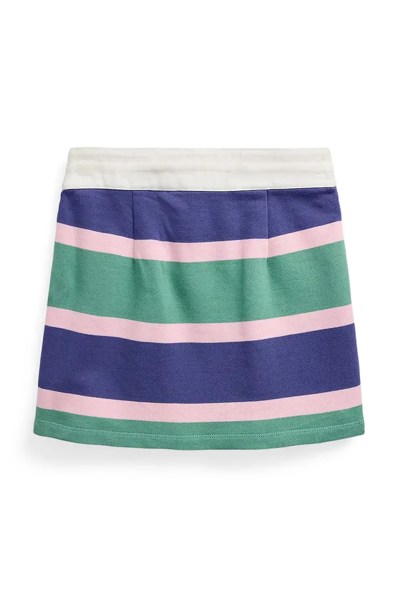 gonna di cotone bambina colore blu navy 313971042001 miniatura 2