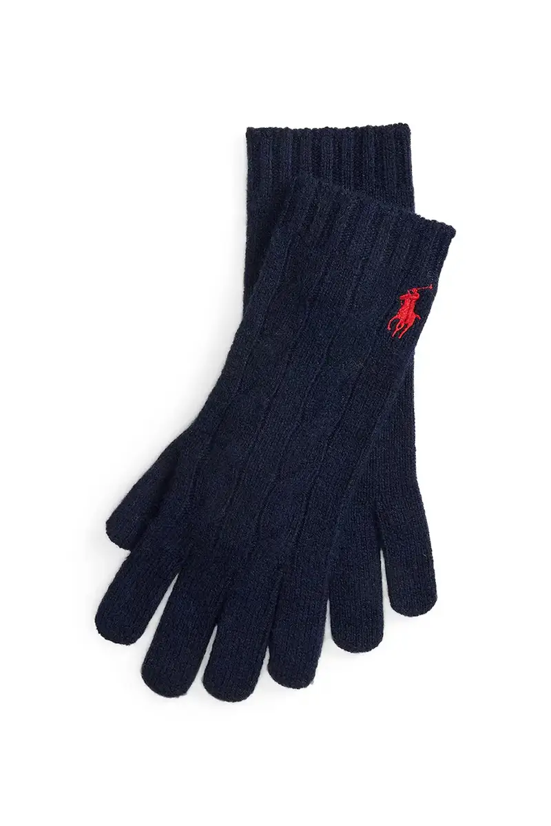 Polo Ralph Lauren Guanti Donna Blu 3596452