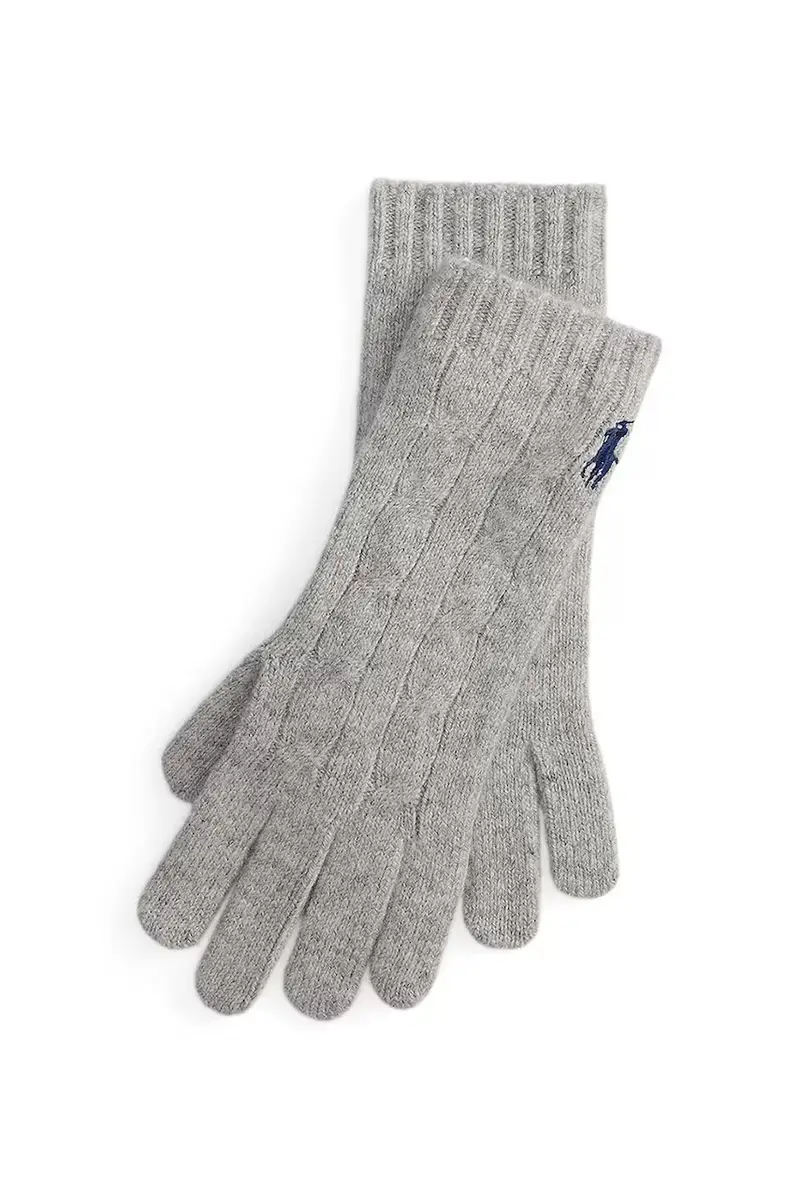Polo Ralph Lauren Guanti Donna Grigio 3527930