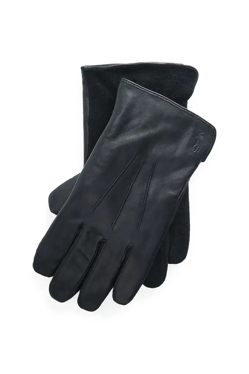 Polo Ralph Lauren Guanti Uomo Nero 3647864
