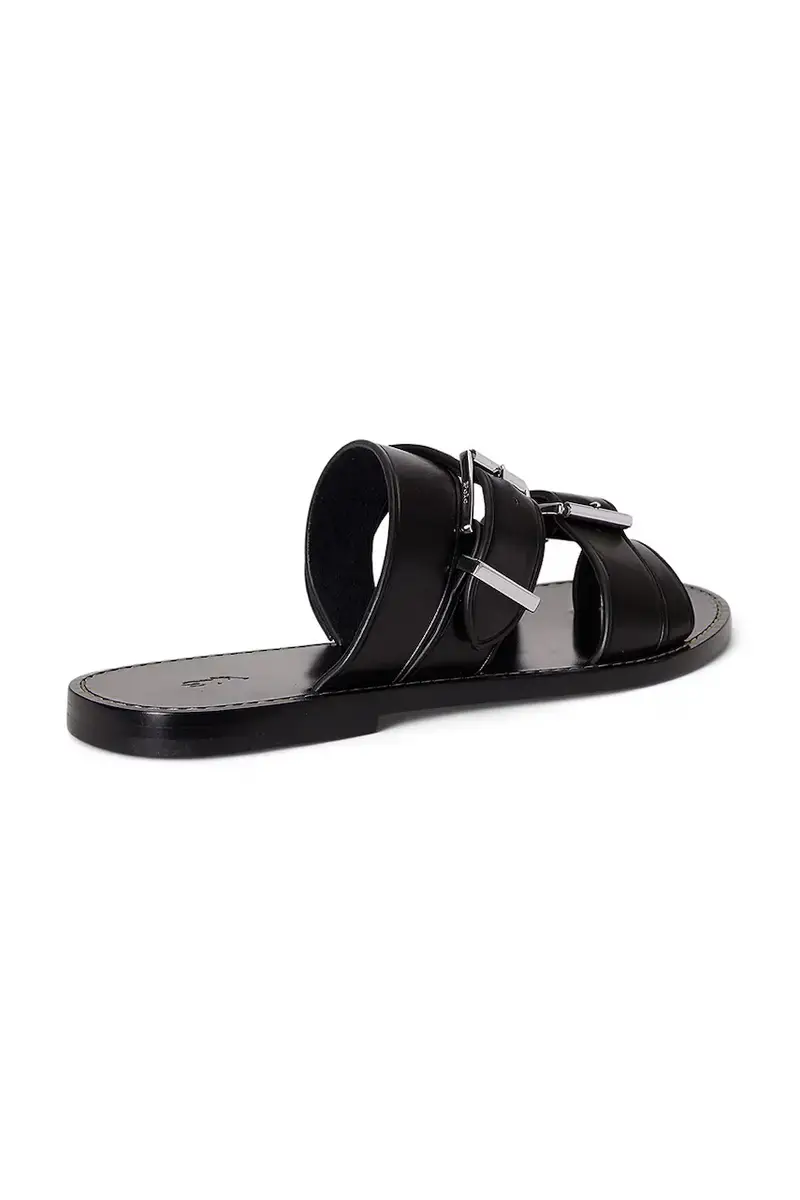 infradito in pelle Bkle Slide donna colore nero 818P01589002 miniatura 3