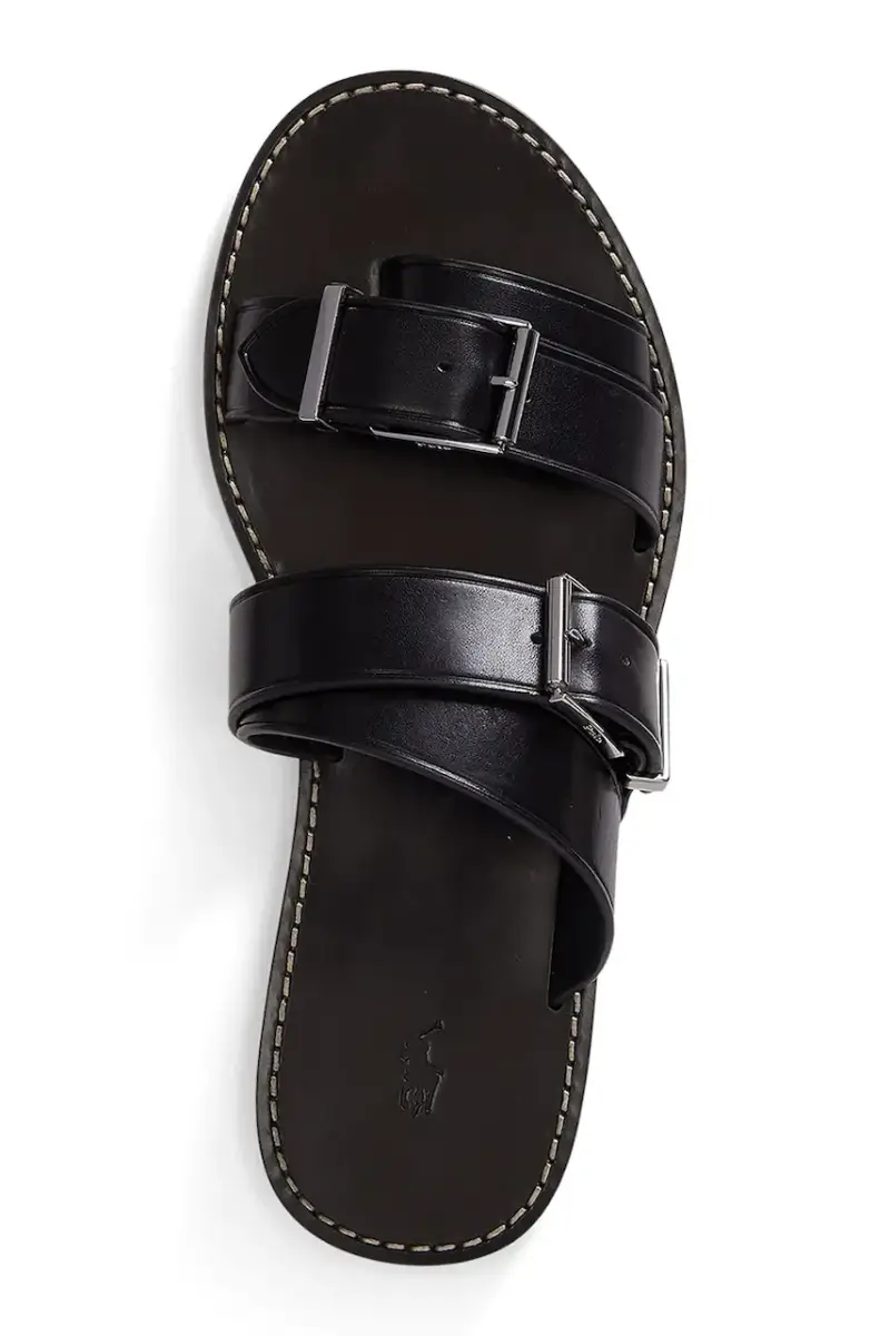 infradito in pelle Bkle Slide donna colore nero 818P01589002 miniatura 4