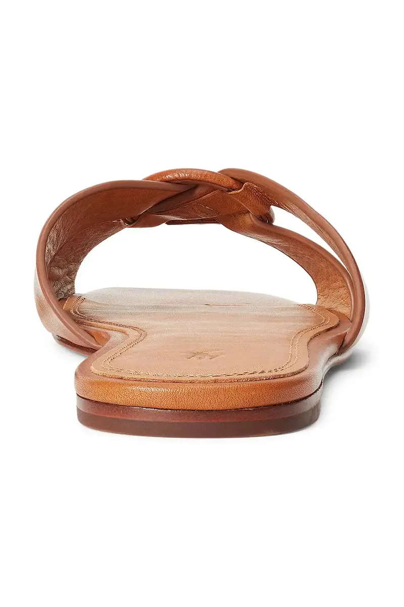 infradito in pelle Ring donna colore marrone 818955857 miniatura 3