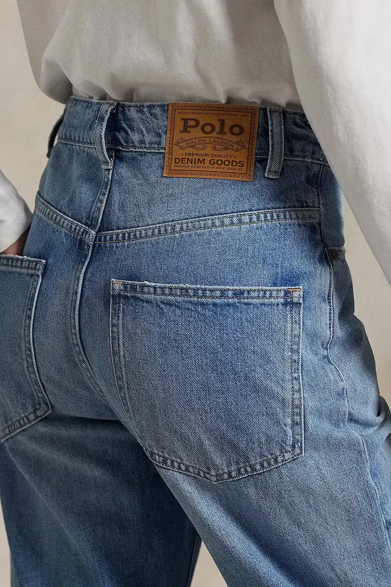 Polo Ralph Lauren Jeans Donna Blu 3580812 miniatura 5