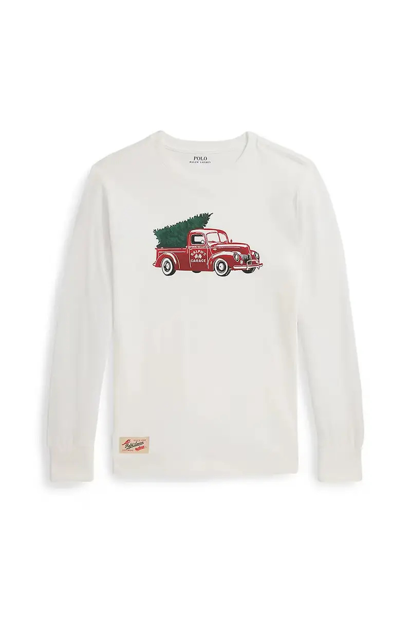 longsleeve in cotone bambino/a colore beige 323981328001