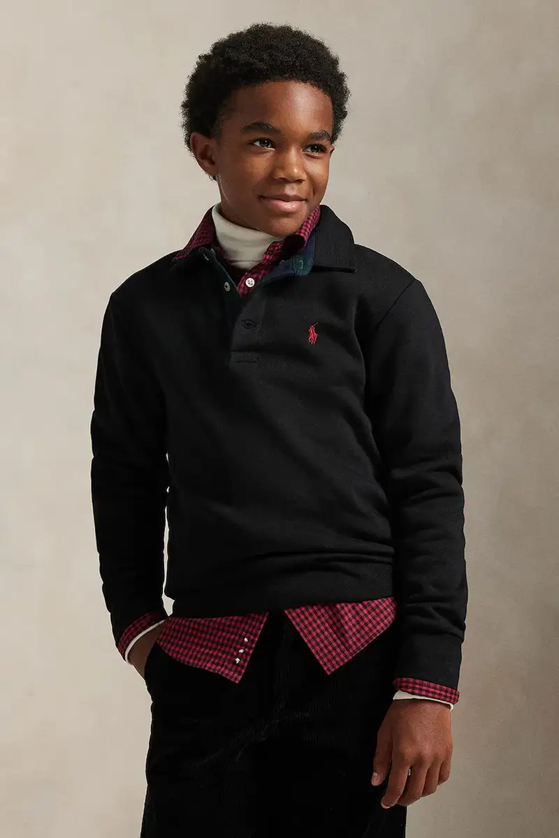 longsleeve in cotone bambino/a Nero