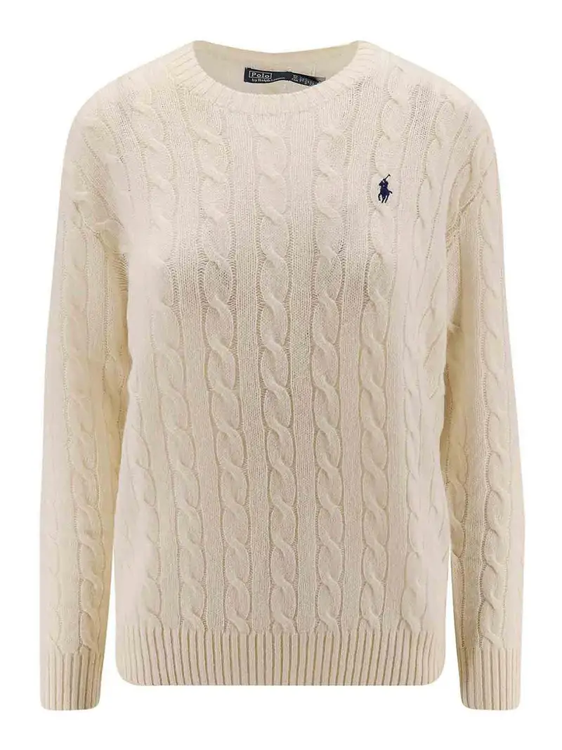 Maglia In Lana E Cashmere Crema