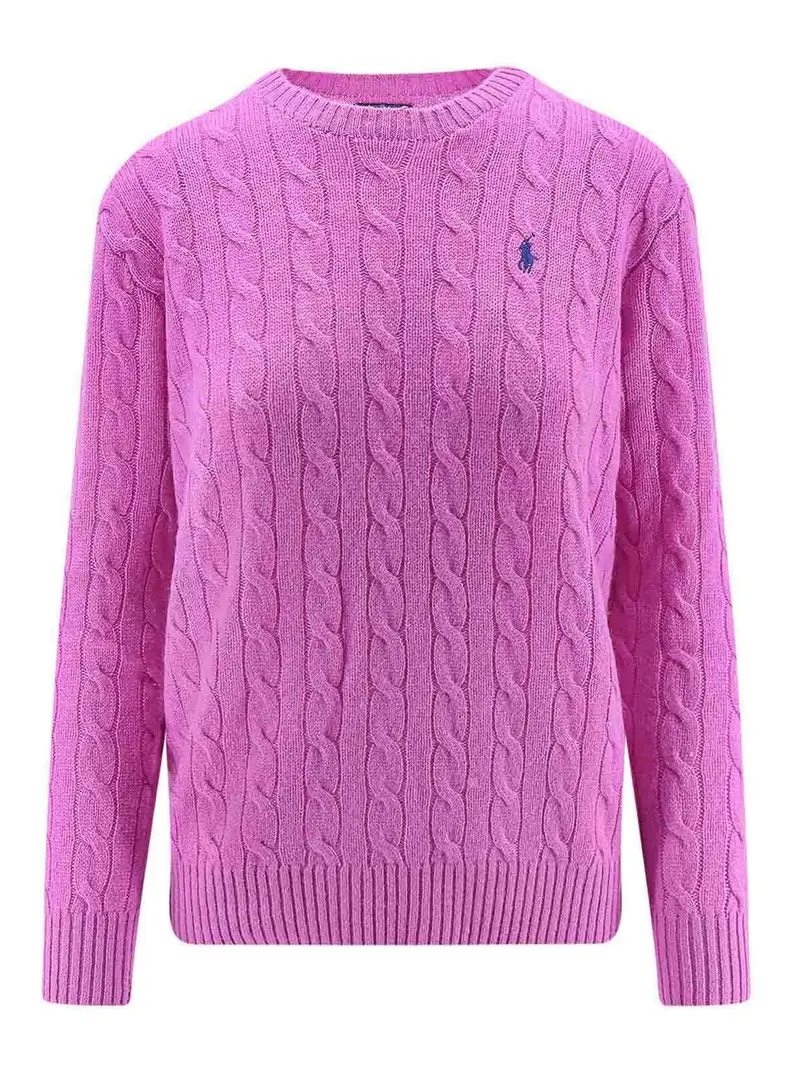 Maglia In Lana E Cashmere Viola