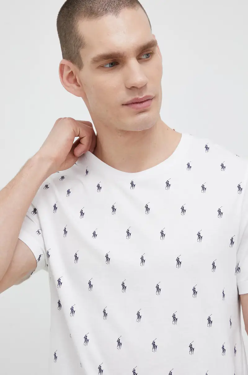 maglieta notte in lana Bianco miniatura 3