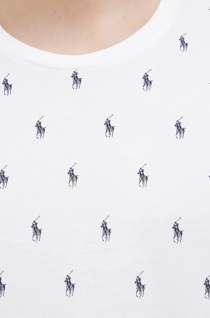 maglieta notte in lana Bianco miniatura 4