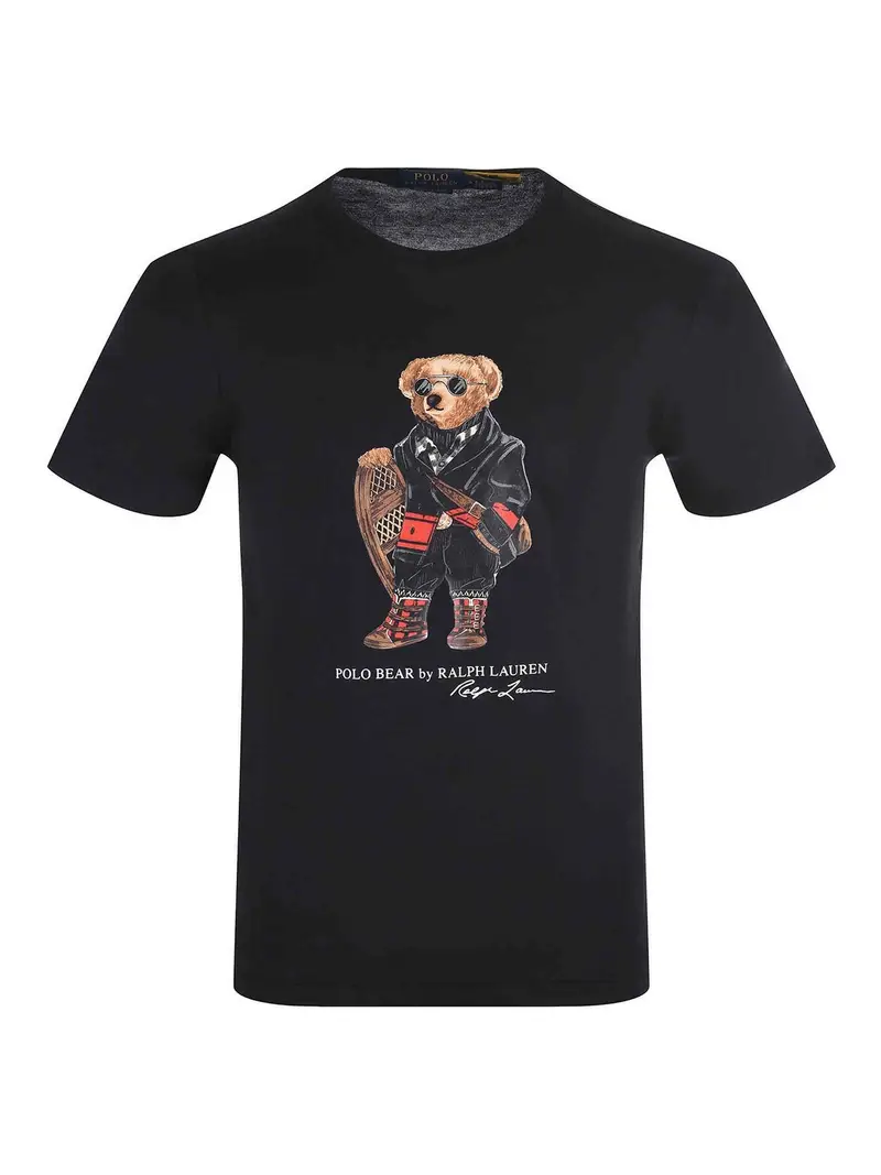 Maglietta in cotone Nero