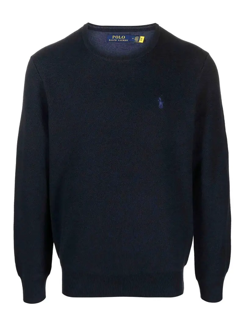Maglione bruno-mroecciato Blu