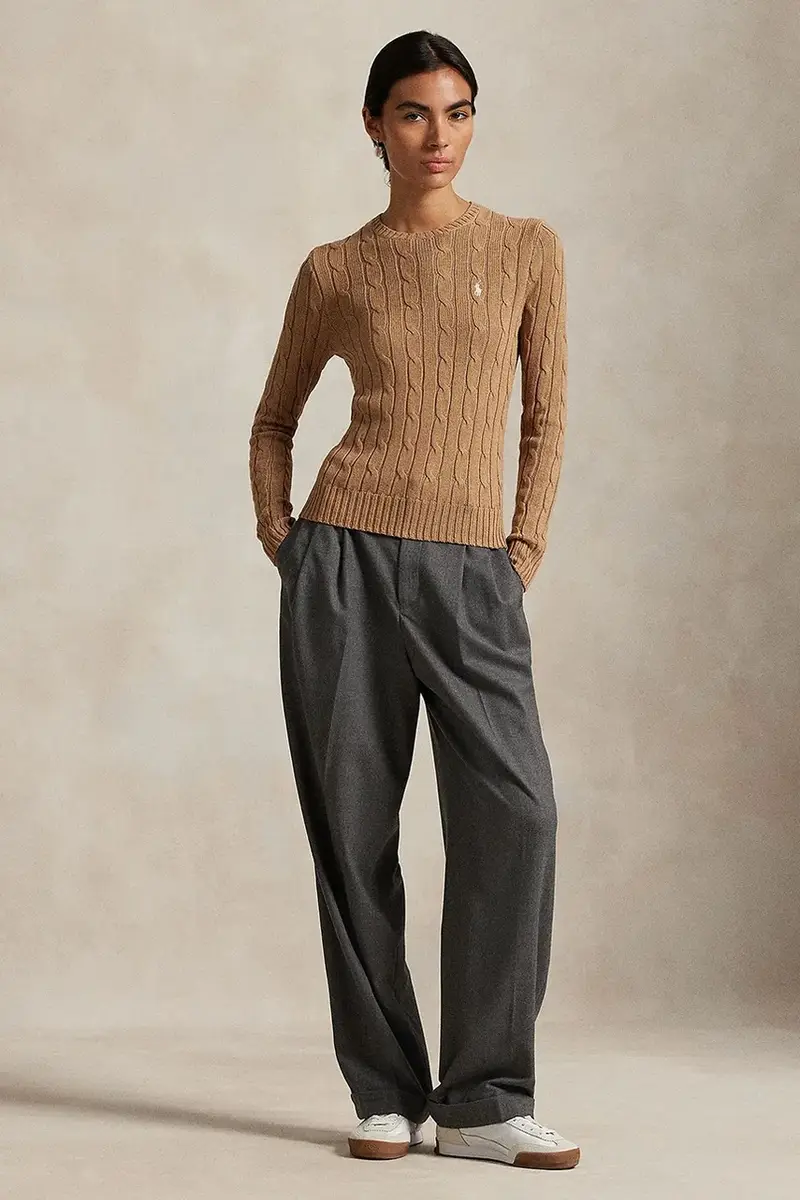 maglione con cashmere colore beige 211971795 miniatura 3