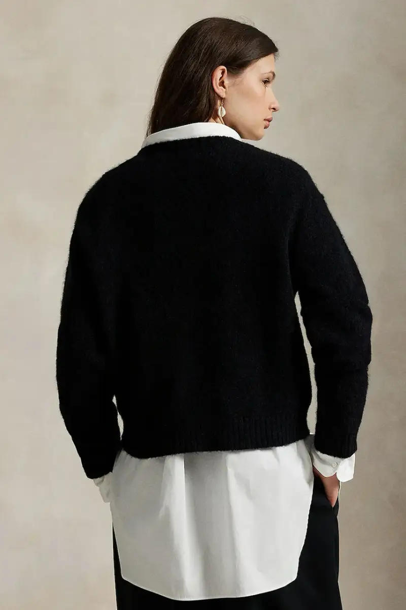 maglione con lana colore nero 211978619 miniatura 2