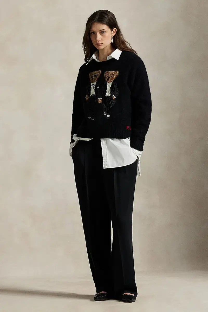 maglione con lana colore nero 211978619 miniatura 3