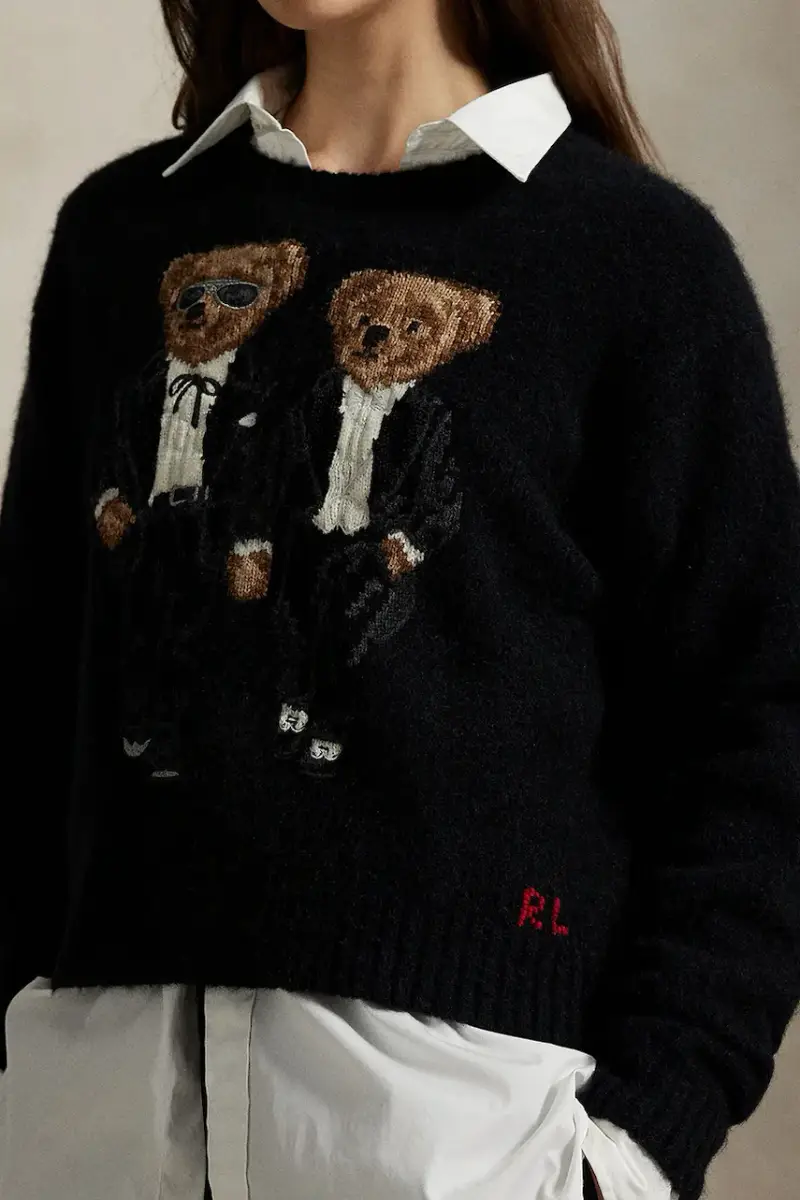 maglione con lana colore nero 211978619 miniatura 4