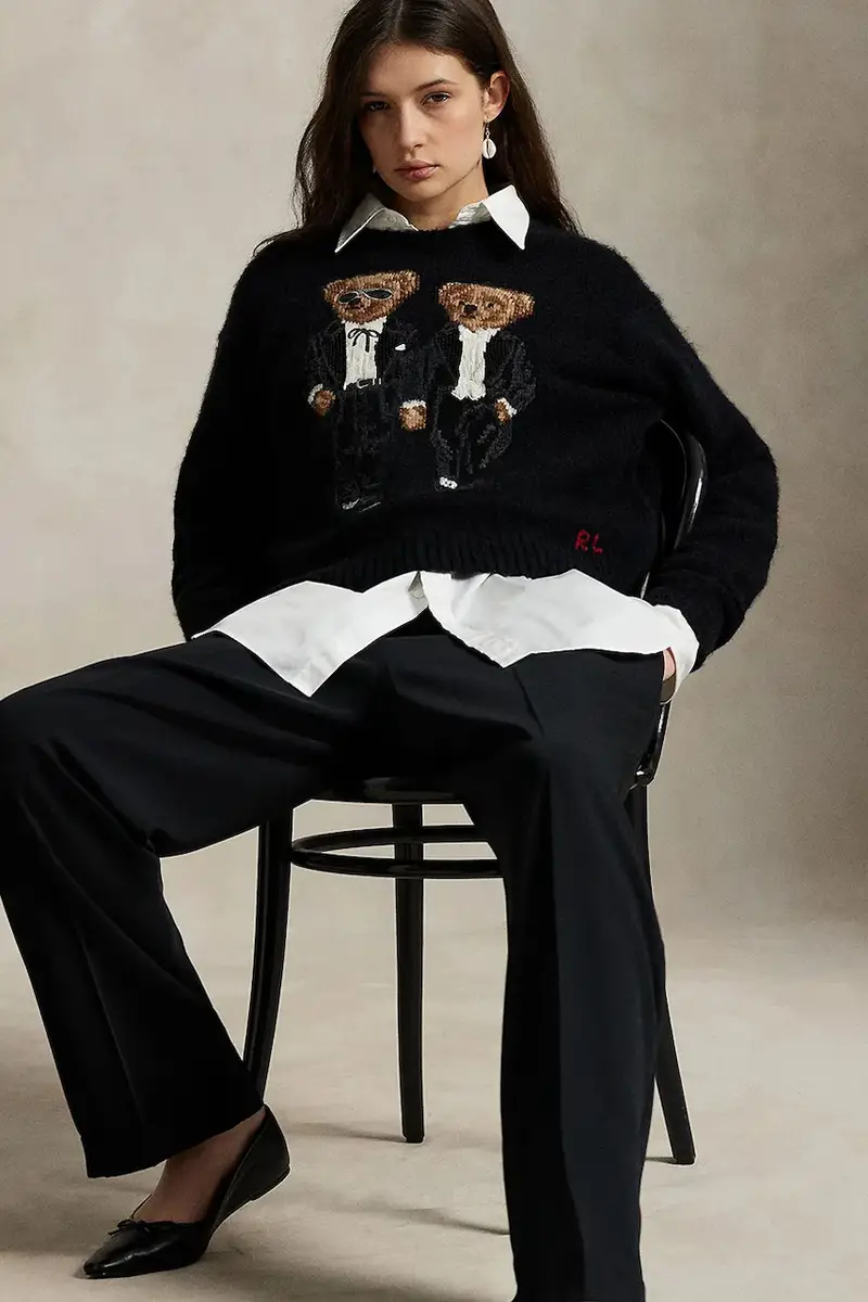 maglione con lana colore nero 211978619 miniatura 5