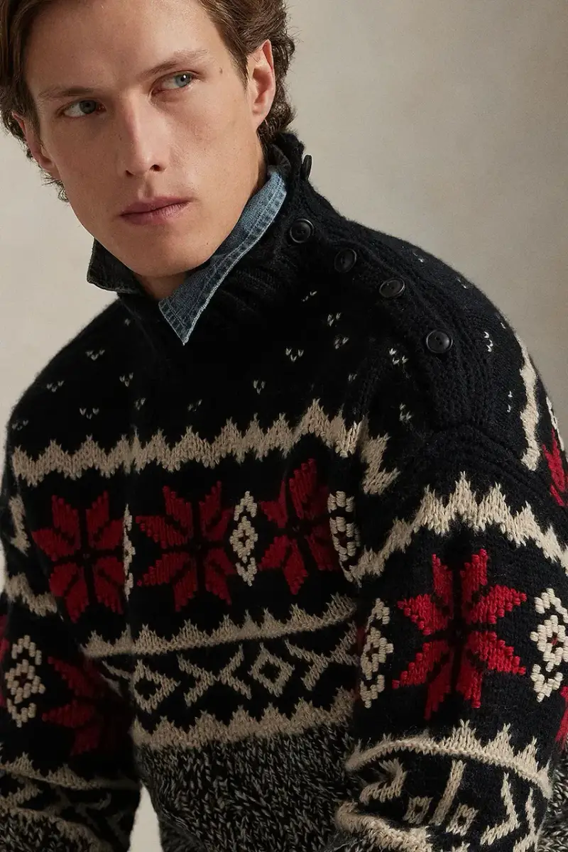 Polo Ralph Lauren Maglia con Lana Multicolore miniatura 4