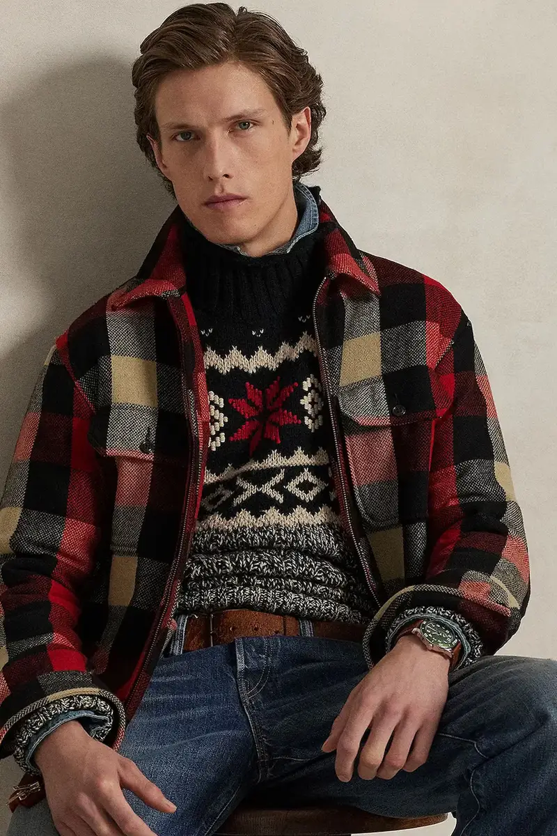 Polo Ralph Lauren Maglia con Lana Multicolore miniatura 5