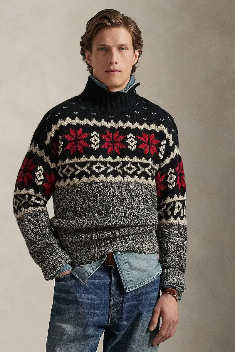 Polo Ralph Lauren Maglia con Lana Multicolore