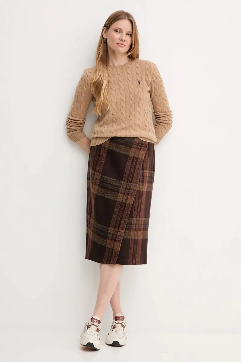 maglione donna colore beige 211971865 miniatura 2