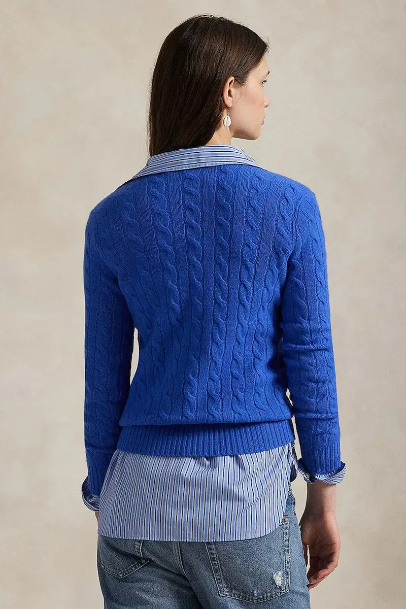 maglione donna colore blu 211971866 miniatura 2