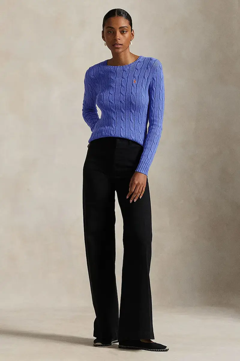 maglione donna colore blu 211971869 miniatura 3