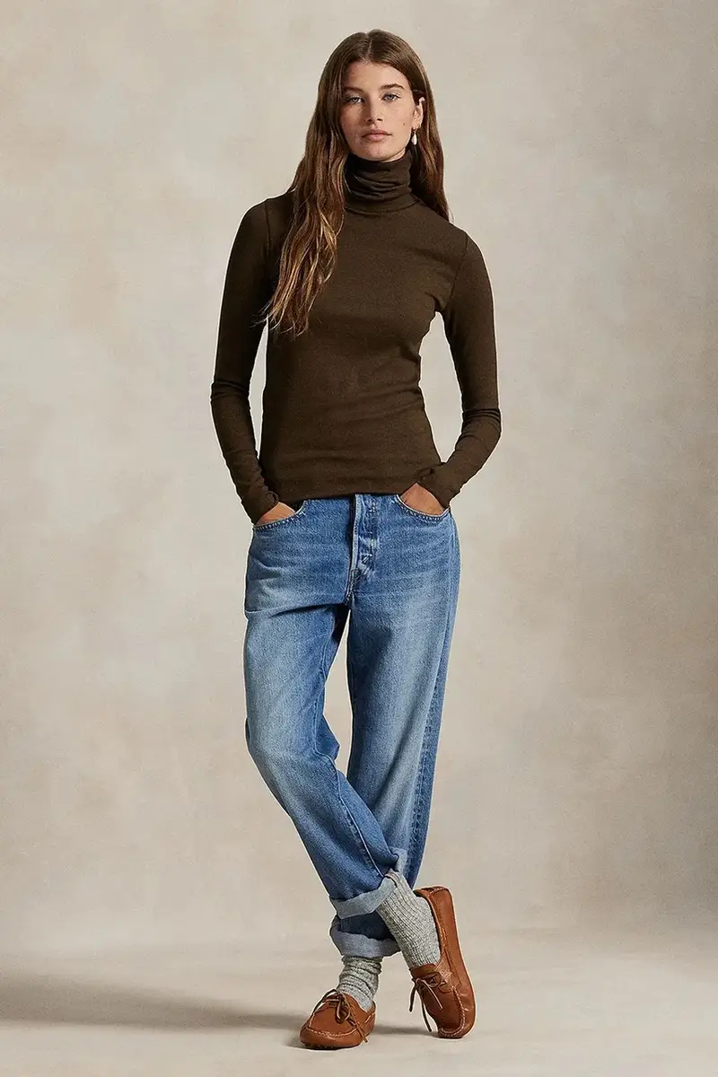 maglione donna colore marrone 211976982 miniatura 3