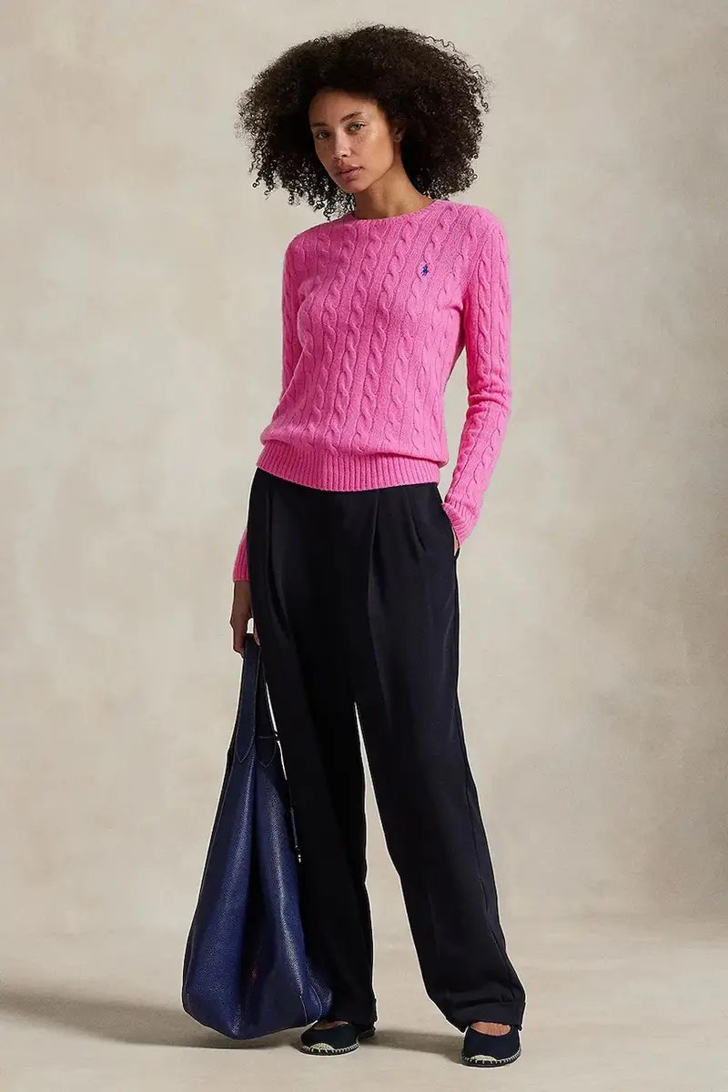 maglione donna colore rosa 211971865 miniatura 3