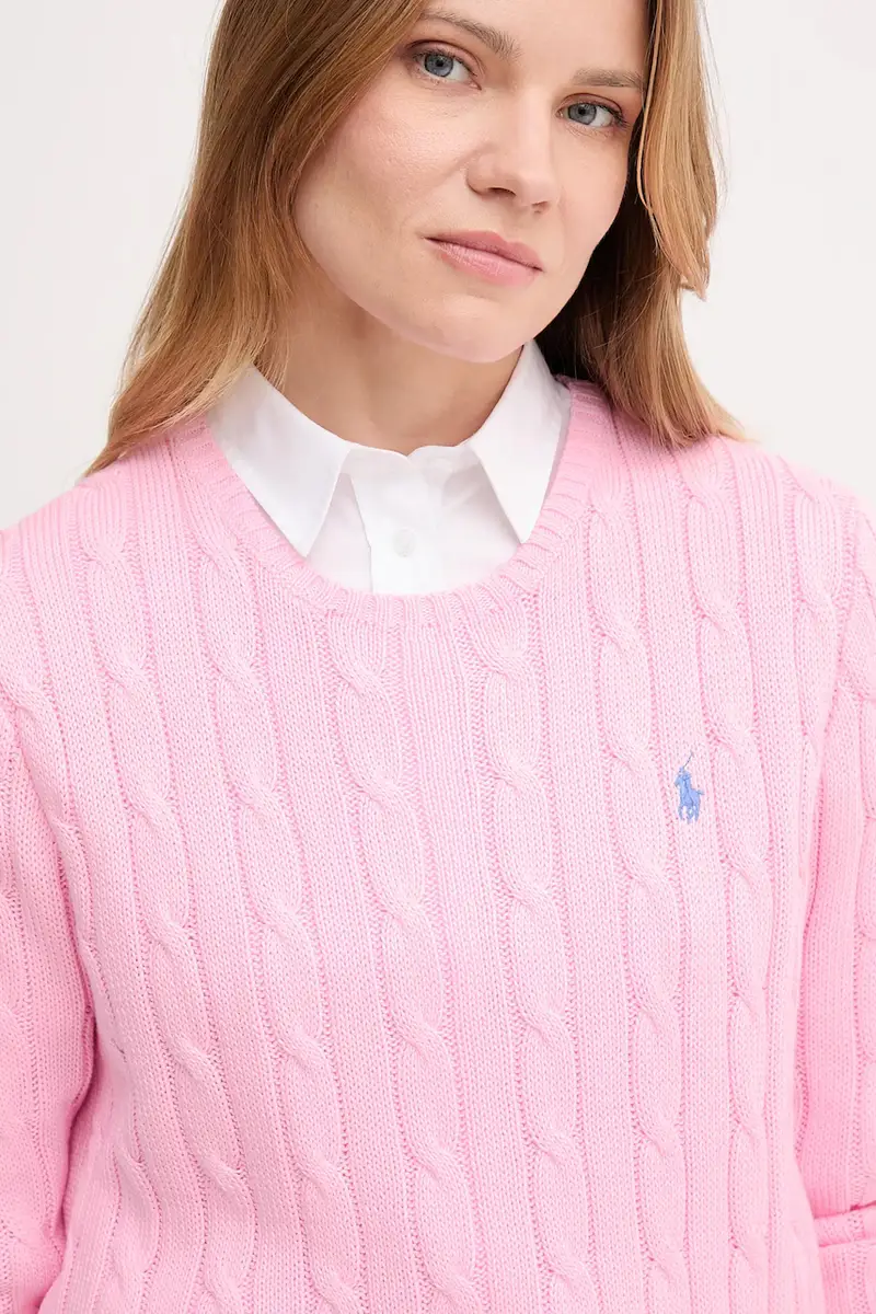 maglione donna colore rosa 211971869 miniatura 4