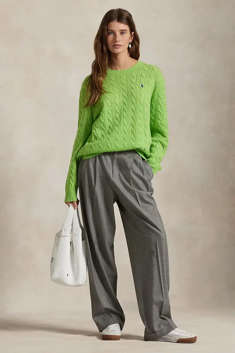 maglione donna colore verde 211972115 miniatura 3