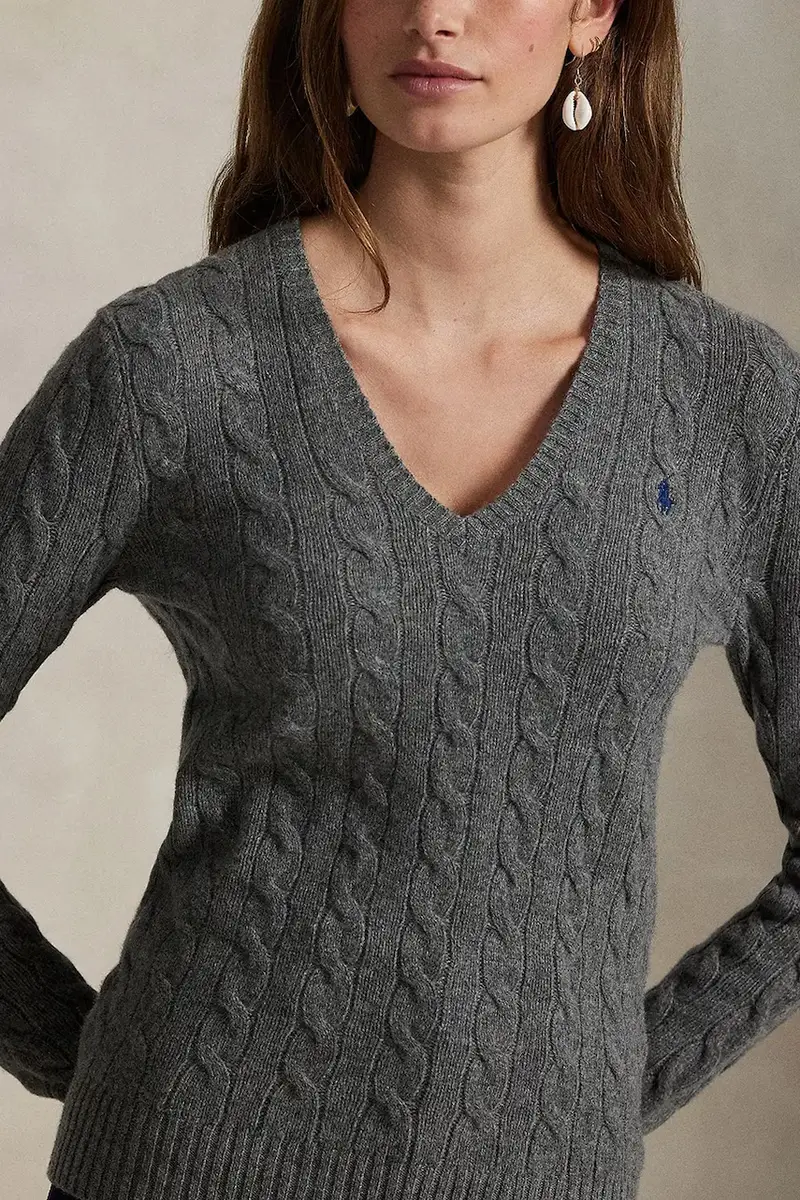 maglione Grigio miniatura 4