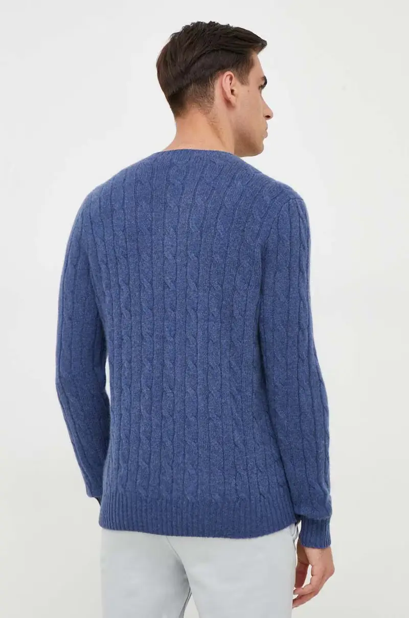 maglione in cachemirie Blu miniatura 3