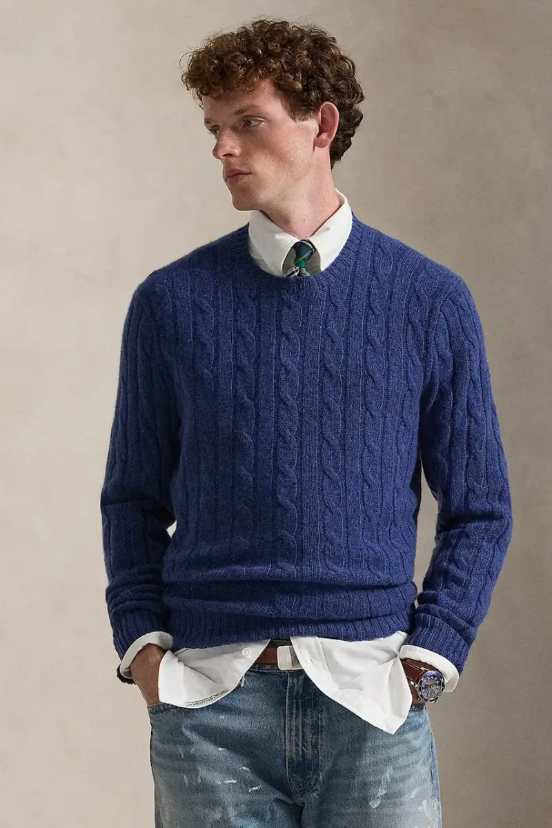 maglione in cachemirie Blu navy