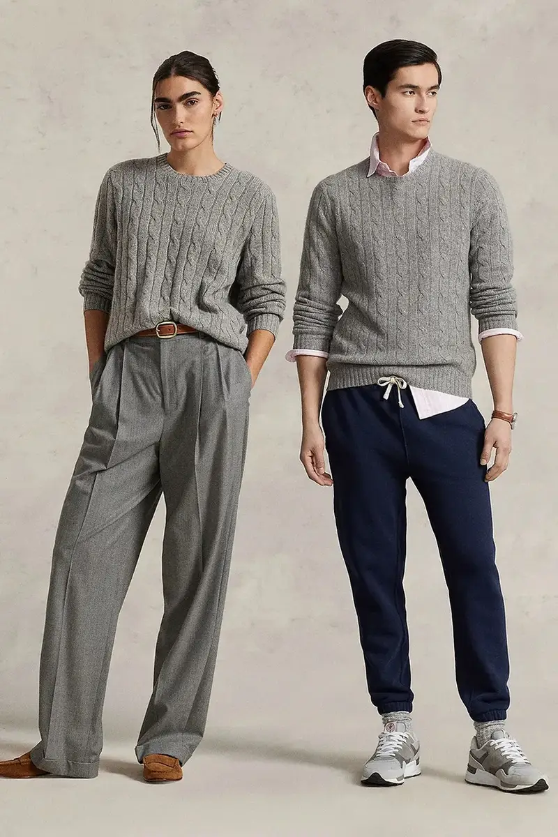 maglione in cachemirie Grigio miniatura 4