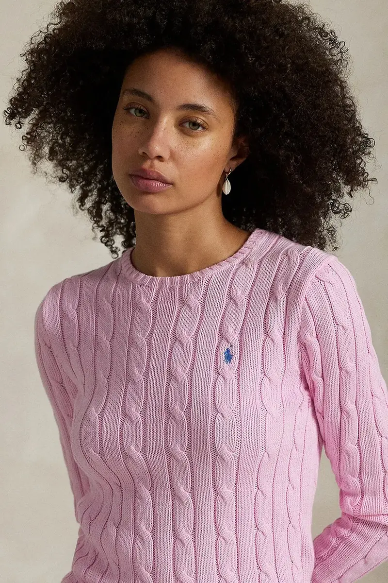 maglione in cotone colore bianco 211891640 Rosa miniatura 4