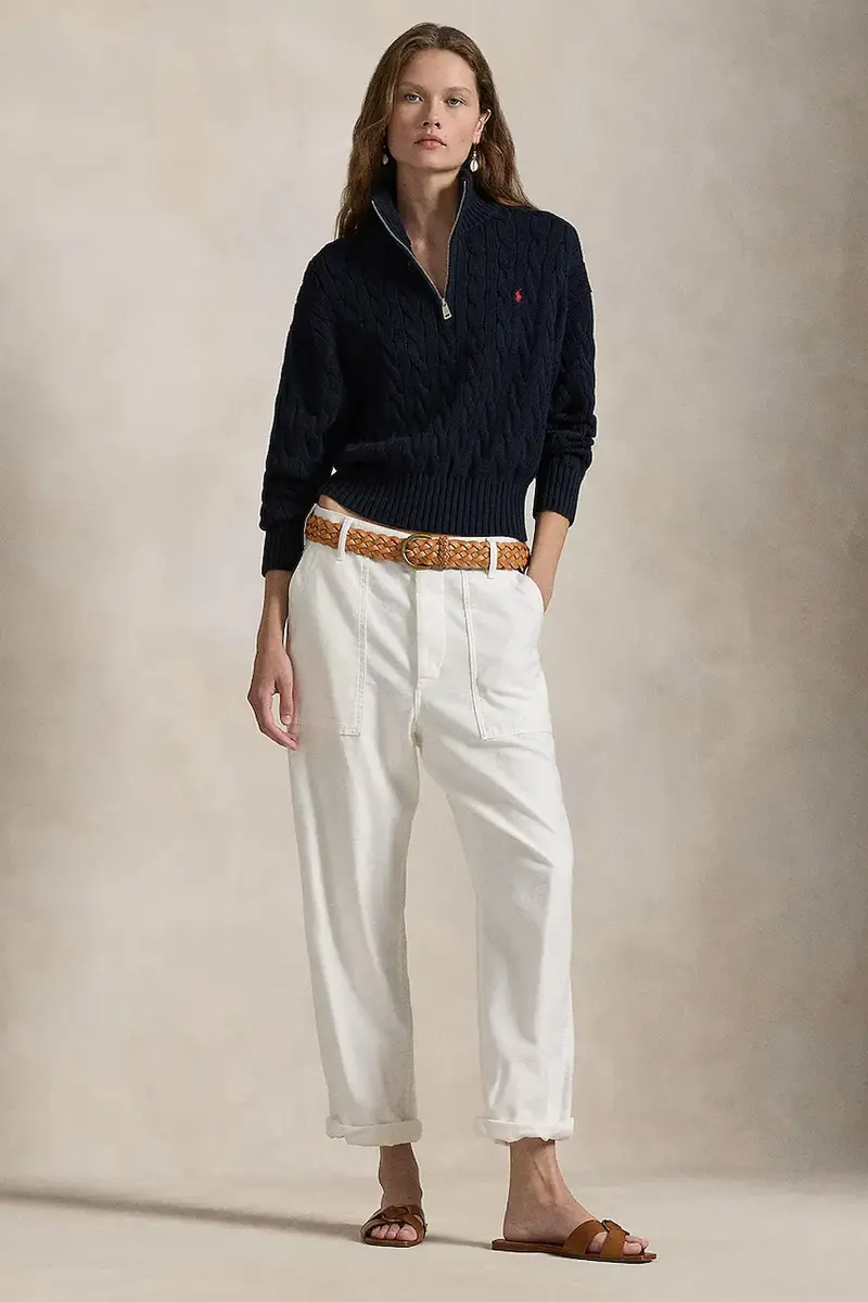 maglione in cotone colore blu 211963467 miniatura 3