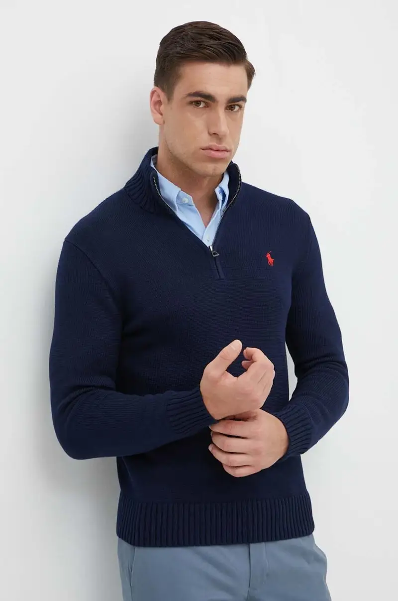 maglione in cotone colore blu Blu navy
