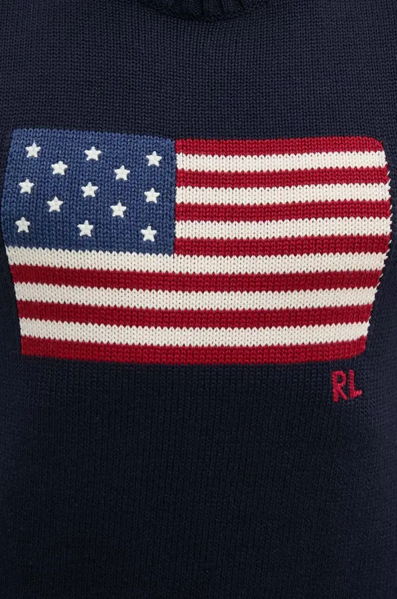 maglione in cotone colore blu navy 710718281 miniatura 5